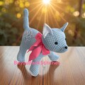 Custom Memory Cat, Keepsake Stuffed Animal Made From Loved Ones Clothing