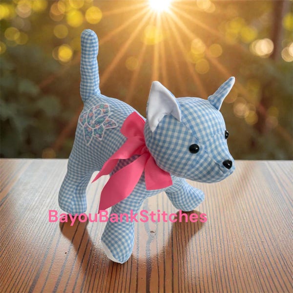 Custom Memory Cat, Keepsake Stuffed Animal Made From Loved Ones Clothing