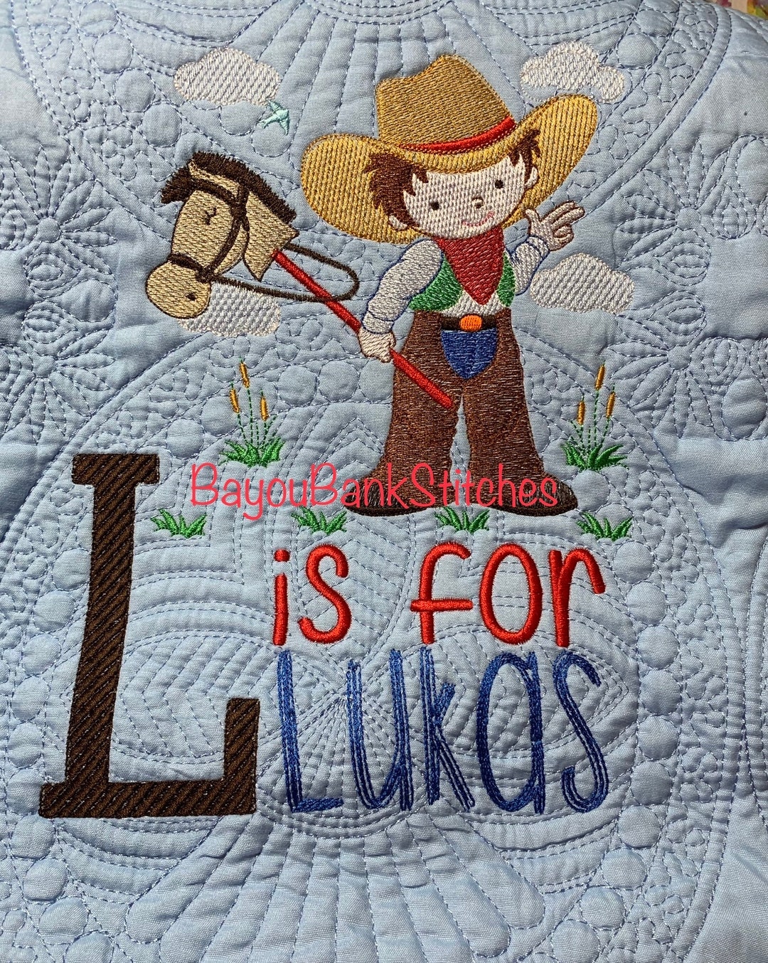 Baby Quilt, Western Baby Blanket, Cowboy Baby Blanket, Cowgirl Baby Blanket, Baby Cowboy Quilt