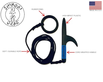 Plastikowy Ninja Training Kyoketsu Shoge - Royal Blue Cord Wrap