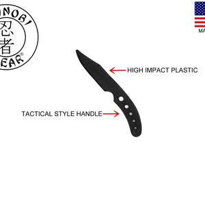 Plastic Ninja Training Pocket Knife