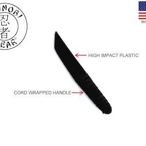 Plastik Traditioneller Ninja Training Tanto (6 Inch)
