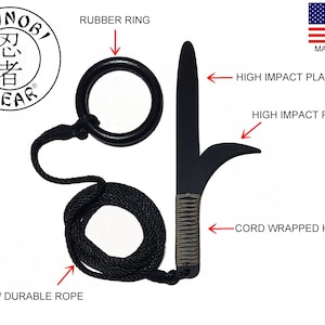 Plastic Ninja Training Kyoketsu Shoge V3-Mocha Cord Wrap