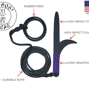 Plastic Ninja Training Kyoketsu Shoge V3-Purple Cord Wrap