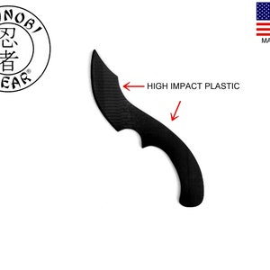 Plastic Ninja Training Saber Blade Style Knife