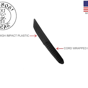 Plastic Traditional Ninja Training Tanto (9 Inch)
