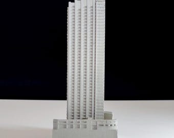Lauderdale Tower, Barbican Estate, Londen - concreet brutalisme, brutalistisch architectuurmodel: Mini 066