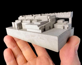 Stadscentrum van Cumbernauld, Cumbernauld - Concreet brutalisme, brutalistische architectuur Model: Mini 062