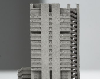 Barbican YMCA - Miniature Concrete Architecture Model: MINI 046