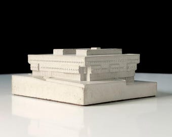 Bristol Arts and Social Sciences Library, Bristol - Concrete Brutalism, Brutalist Architecture Model: Mini 069