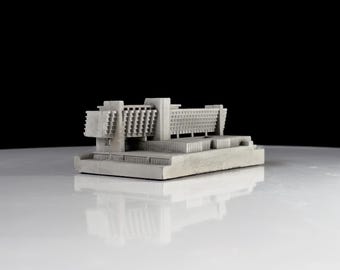 Hotel Forum, Krakau: concreet brutalisme, brutalistische architectuurmodel: Mini 080
