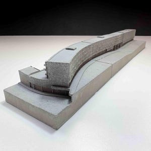 Smallcheck-Ringway-Centre - Miniatur Beton Architektur Modell: Mini 058