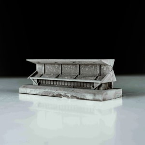 Tribuna principal de Netherdale – Maqueta de hormigón en miniatura: 032