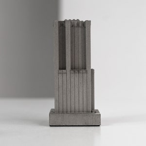 The Long Lines Building - Miniature Concrete Architecture Model: MINI 047, AT&T Building, 33 Thomas Street, New York, architecture model