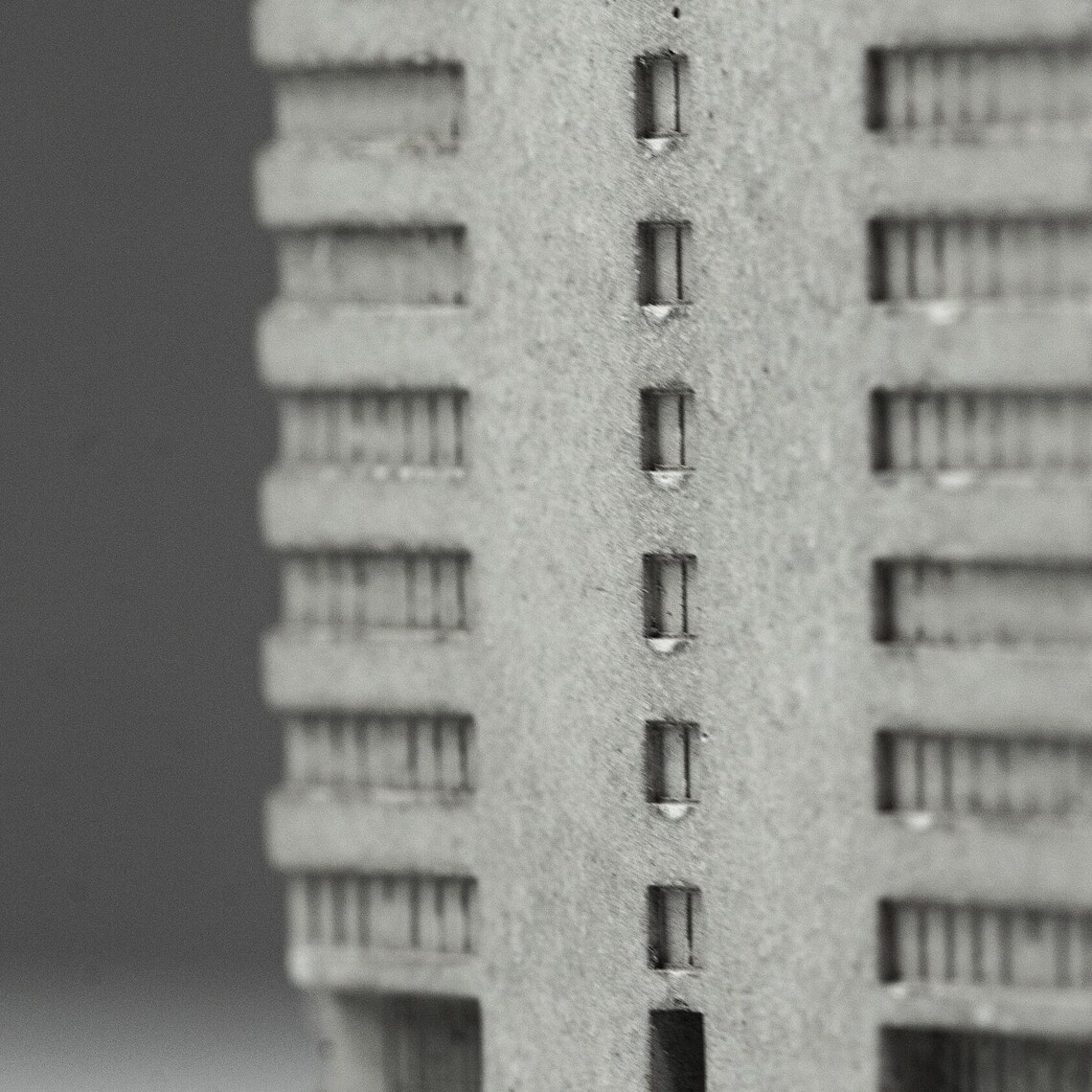 Barbican YMCA - Miniature Concrete Architecture Model: MINI 046 - Etsy UK
