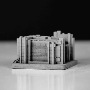 Rudolph Hall, Yale School of Architektur - Miniatur Beton Architektur Modell: MINI 044