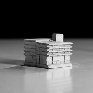 Gare routière de Preston - Architecture miniature en béton Modèle : MINI 008