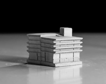 Estación de autobuses de Preston, Preston - Brutalismo de hormigón, modelo de arquitectura brutalista: Mini 008