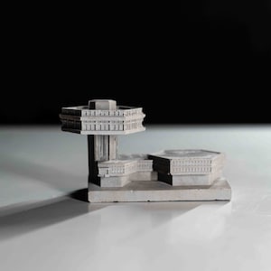 Forton Services - Miniature Concrete Architecture Model: MINI 021