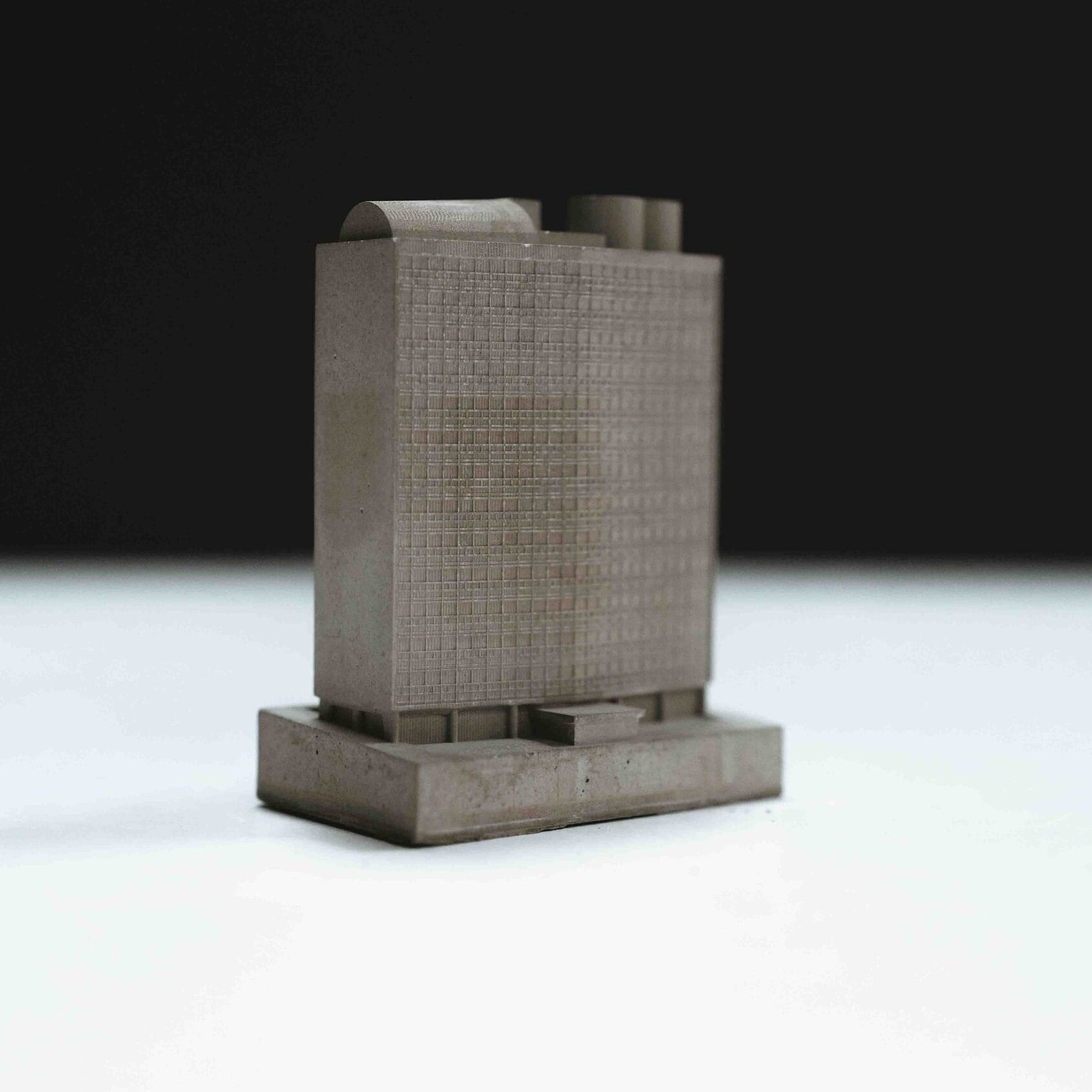 Glasgow College of Building & Printing - Miniature Concrete Architecture Model: Mini 018