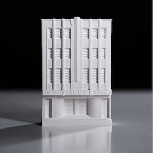 Il modello in miniatura del Tatler News Theatre
