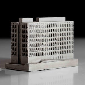 College of Art (edificio George Wallis) – Modello in miniatura in cemento: 040