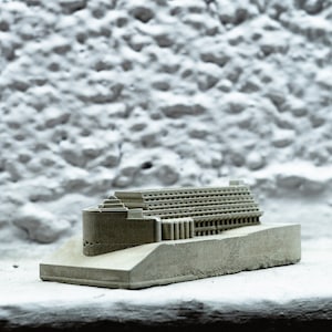 St Peter&#39;s Seminary - miniature Brutalist model