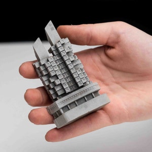 Nakagin Capsule Tower - Miniature Concrete Architecture Model: MINI 039