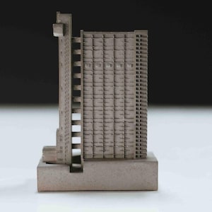 Trellick Tower, London - Concrete Brutalism, Brutalist Architecture Model: Mini 017