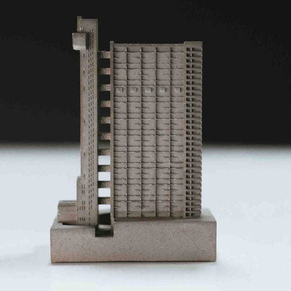 Trellick Tower, London - Miniature Concrete Architecture Model: Mini 017
