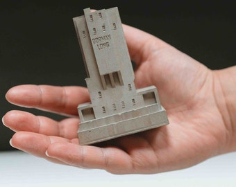 Dorman Long Tower - Miniature Concrete Architecture Model: Mini 027