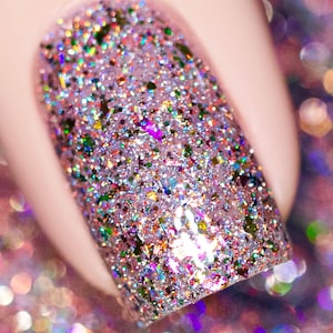 P•O•P Freak On A Leash Halloween Playlist 3 Collection Pink Red Green Reflective Glitter Indie Nail Polish Varnish Lacquer