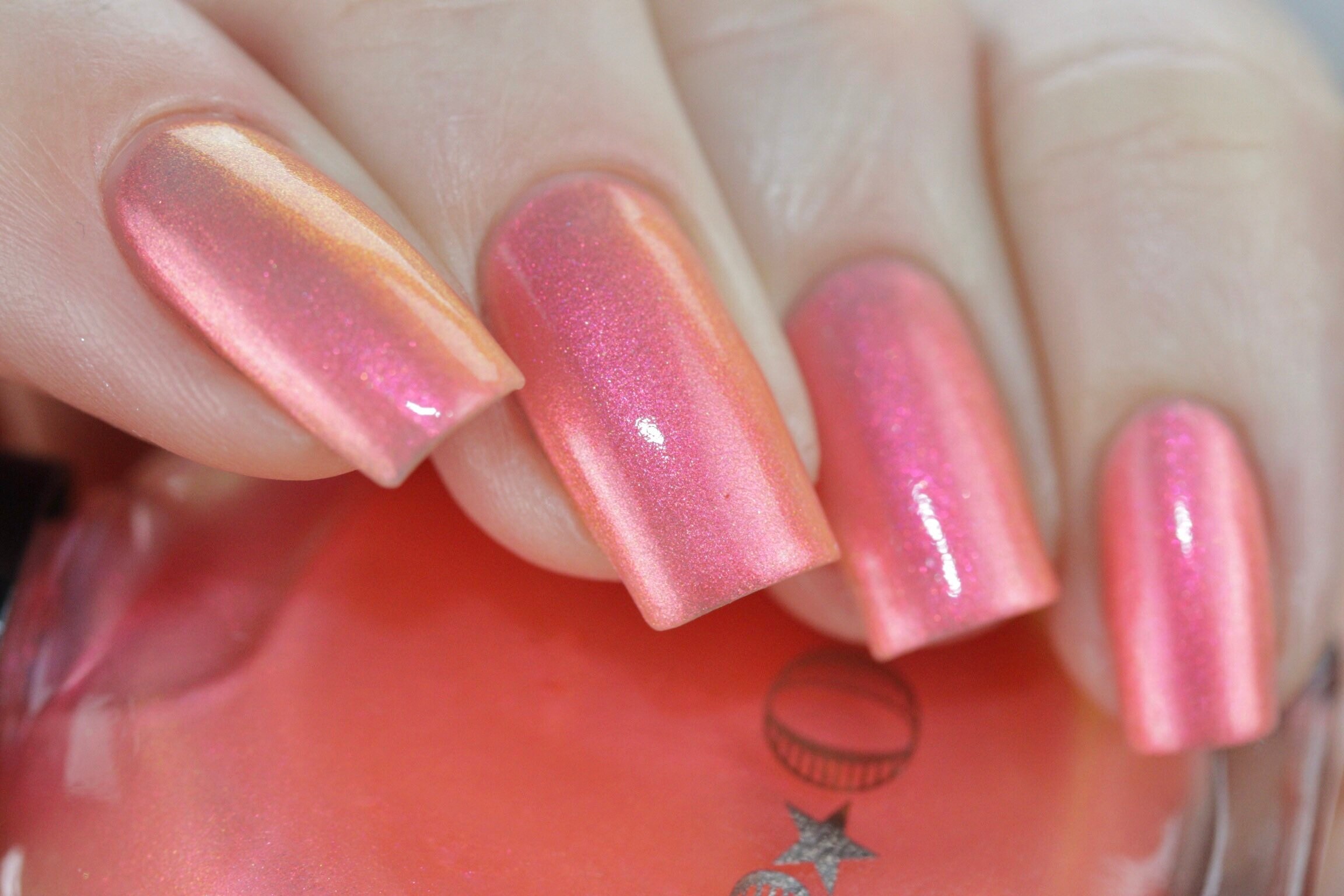 P.O.P Fahrenheit 4slicky1 Pink Orange Thermal Oil Slick