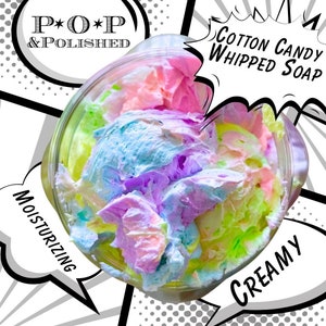 POP Cotton Candy Whipped Soap Scrub Sugar