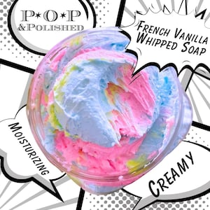 POP French Vanilla Whipped Soap Scrub Sugar