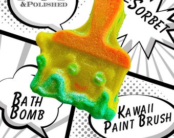POP Kawaii Paint Brush Bath Bomb for Kids