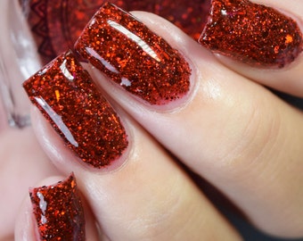 P•O•P It&#39;s A Drag Collection &quot;See Me With Them Hands&quot; Glitter Bomb Indie Nail Polish Varnish Lacquer