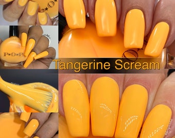P.O.P Tangerine Scream the Creme Collection Neon Pastel Cream 