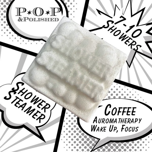 POP Coffee (Wake Up, Focus) Shower Steamer