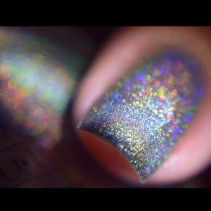 P•O•P Polish Indie Nailpolish Nail Holo Mega Holographic &quot;Olive Branch&quot; Olive Green Holographic Polish Lacquer Holiday Christmas