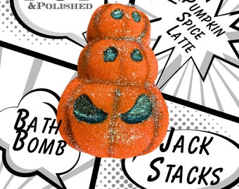 POP Stack Jacks Large Bath Bomb Pumpkin Spice Latte