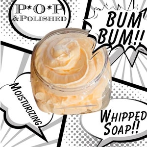 POP BUM BUM Whipped Soap Scrub Sugar