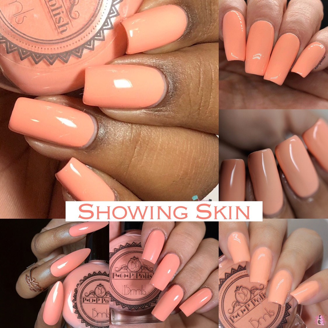 Daniella – Pastel Coral Peach Gel Nail Polish | 14 Day Manicure