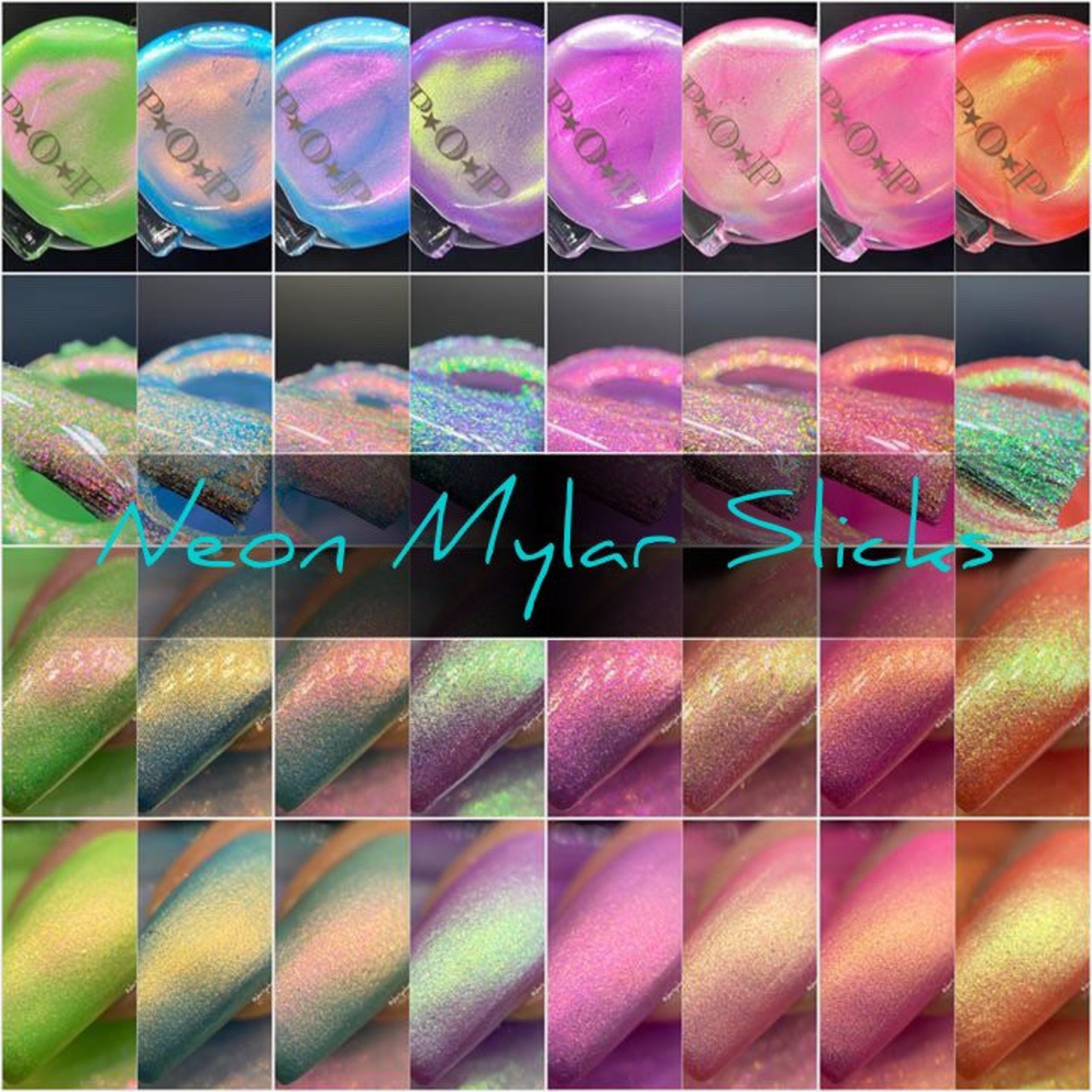 P*O*P Polish The Original JEM FullCollection Pink Peach Orange