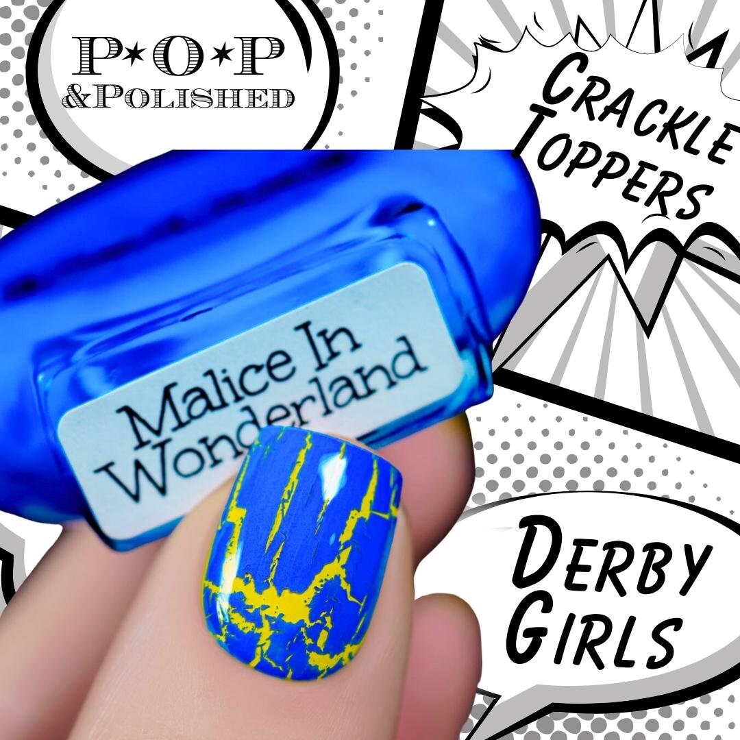 POP Malice In Wonderland Crackle Neon Cream Nail Polish