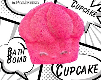 POP Cupcake Bath Bomb for Kids