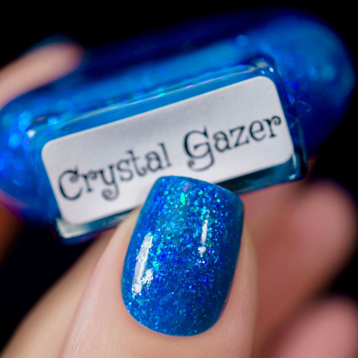 POP Crystal Gazer Crelly Jelly Rainbow Iridescent Flakes Etsy