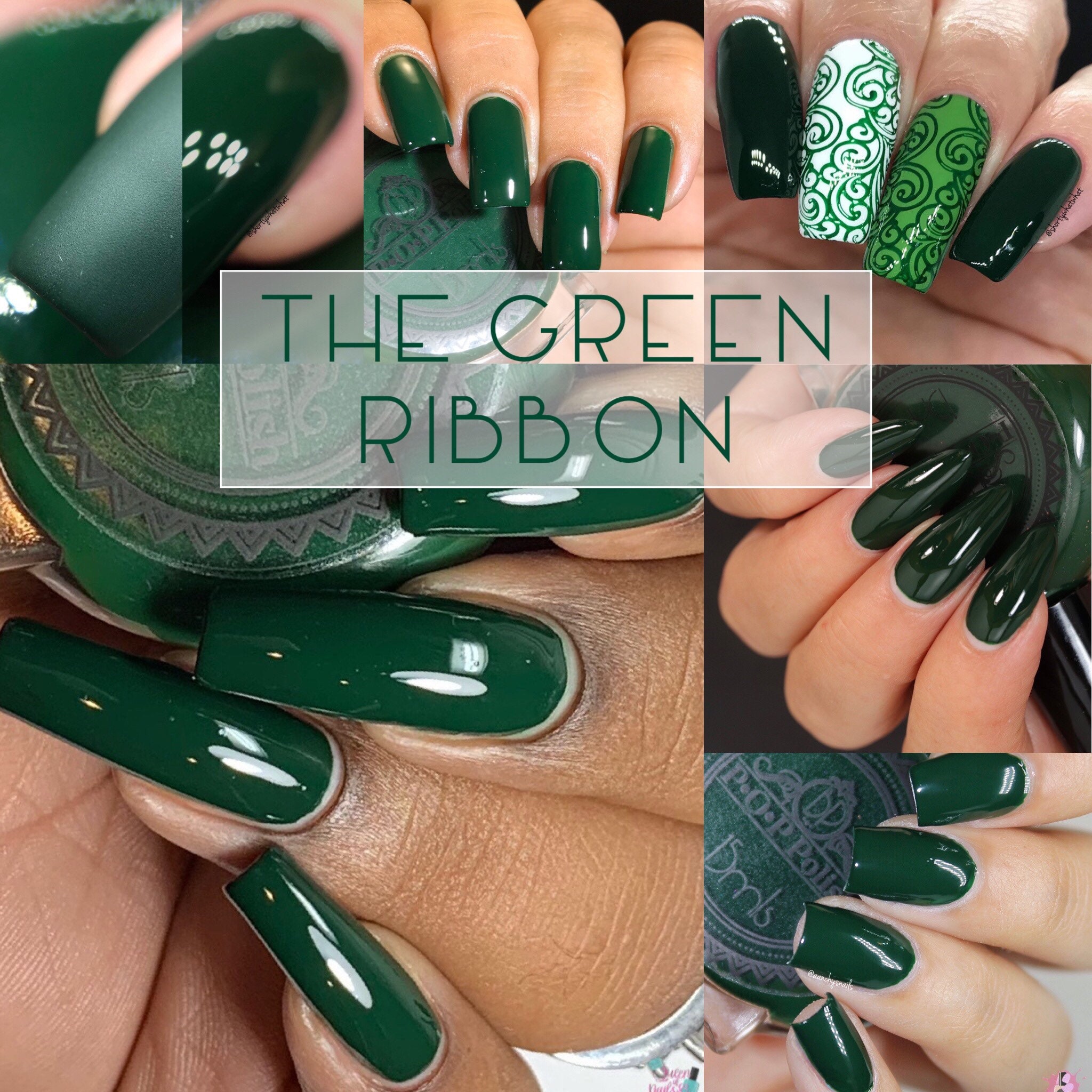 Emerald green nail - Etsy México