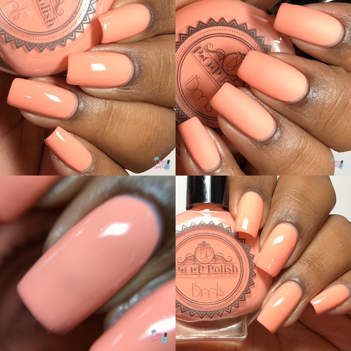 Buy P.O.P Sorbet the Creme Collection Neon Pastel Cream Papaya Cantaloupe  Melon Peach Nail Polish Lacquer Varnish Indie Water Marble Stamping Online  in India - Etsy