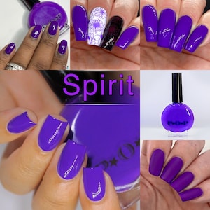 P.O.P Spirit aus der PRIDE Creme Kollektion 2020 Lila Aubergine Blauton Nagellack Lacklack Indie Wasser Marmor Stempeln